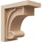 Ekena Millwork 5"W x 10"D x 10"H Classic Alma Rough Cedar Woodgrain TimberThane Corbel, Primed Tan CORUR05X10X10ALMRCPR - alternate 1